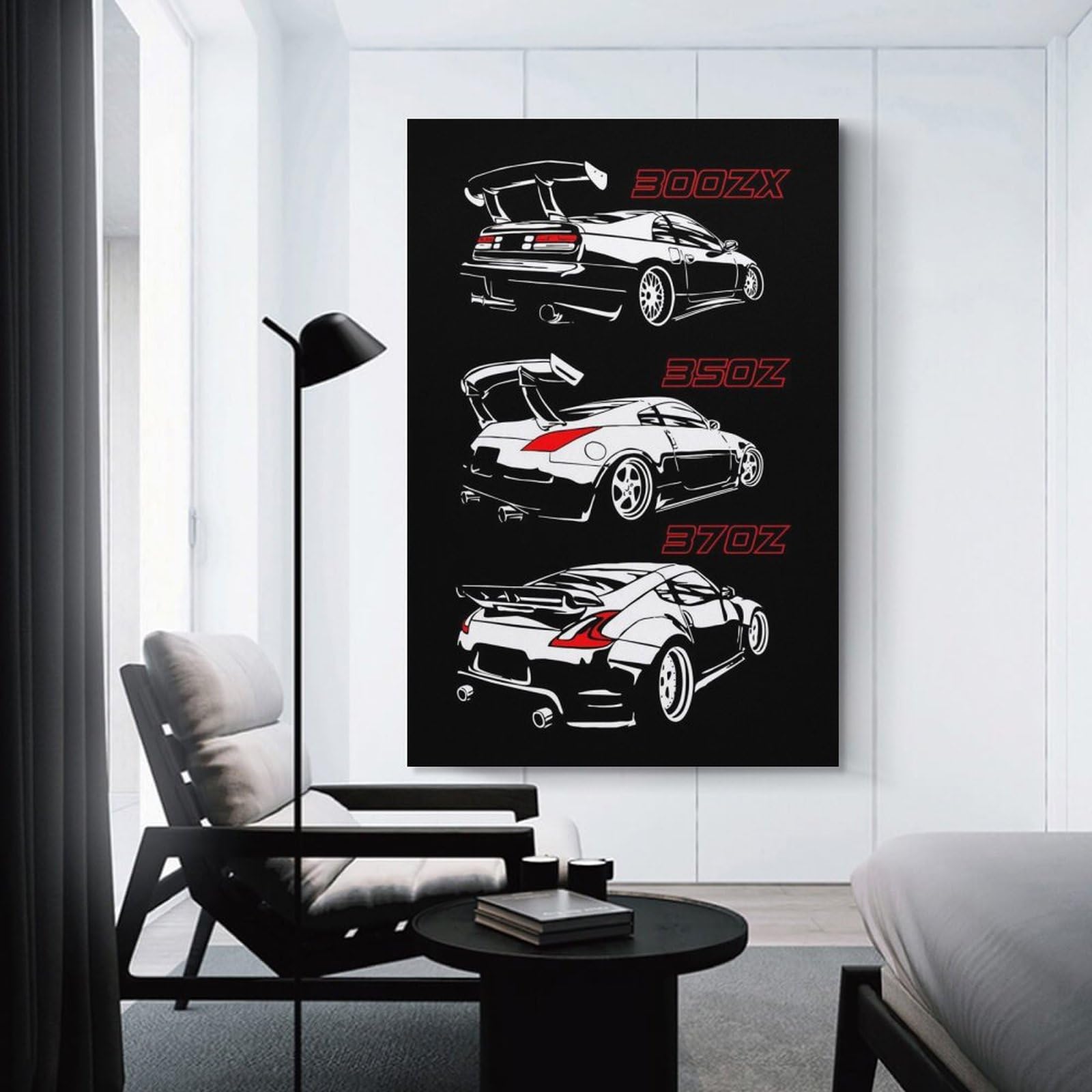 インテリアポスターー Amazon.co.jp: RIUFIN JDM スポーツカーポスター 300zx 350z 370z 壁